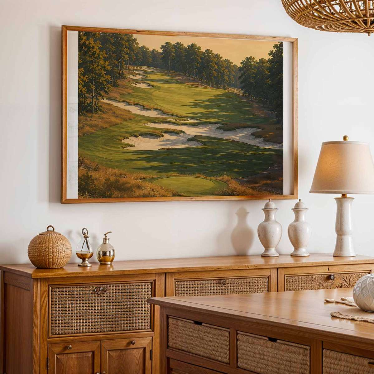 Refined wall art of Best Gift for Golfers created for office decor