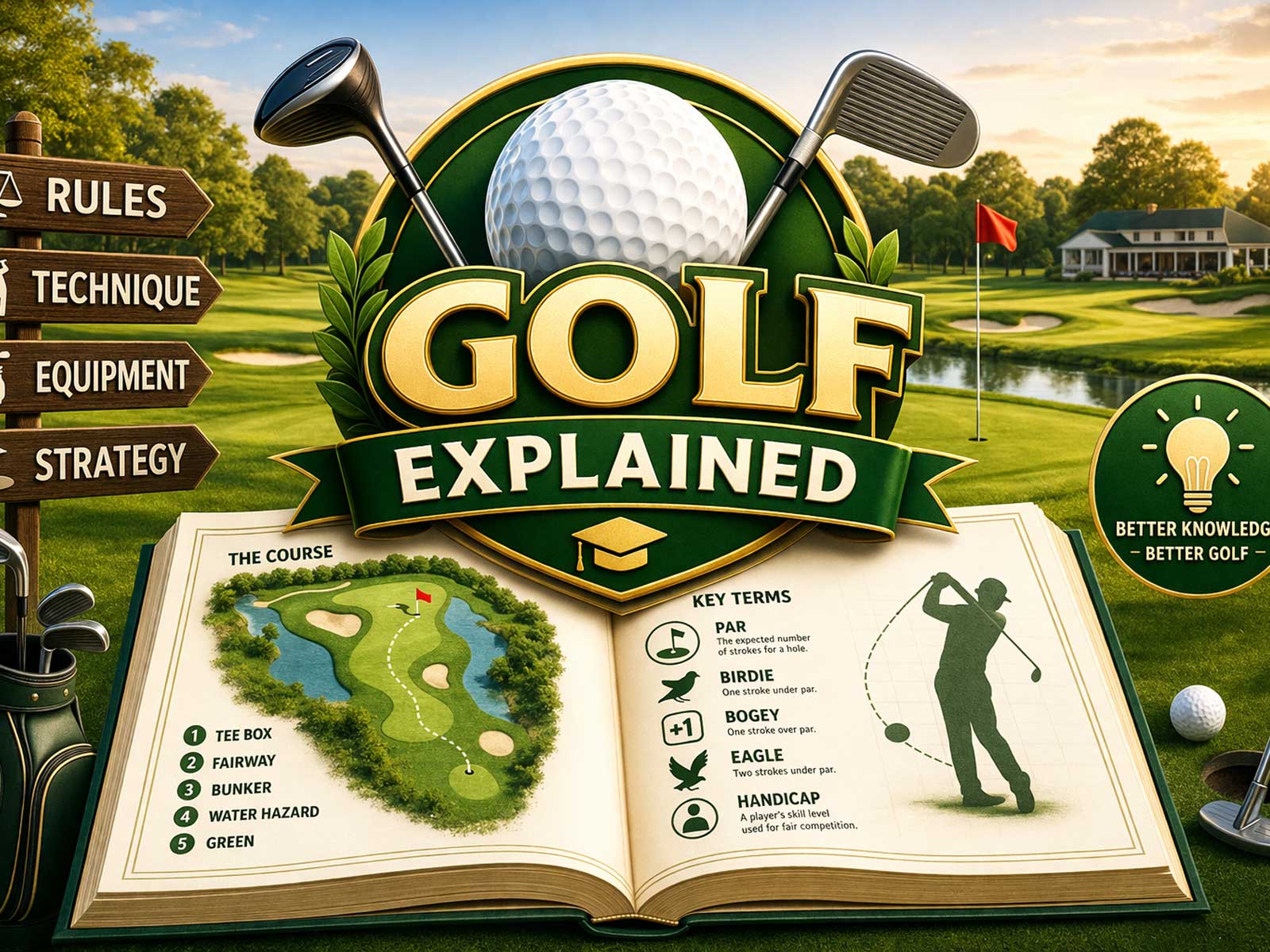 Golf Explained: Rules, Terms, Strategy and the Key Ideas Behind the Game
