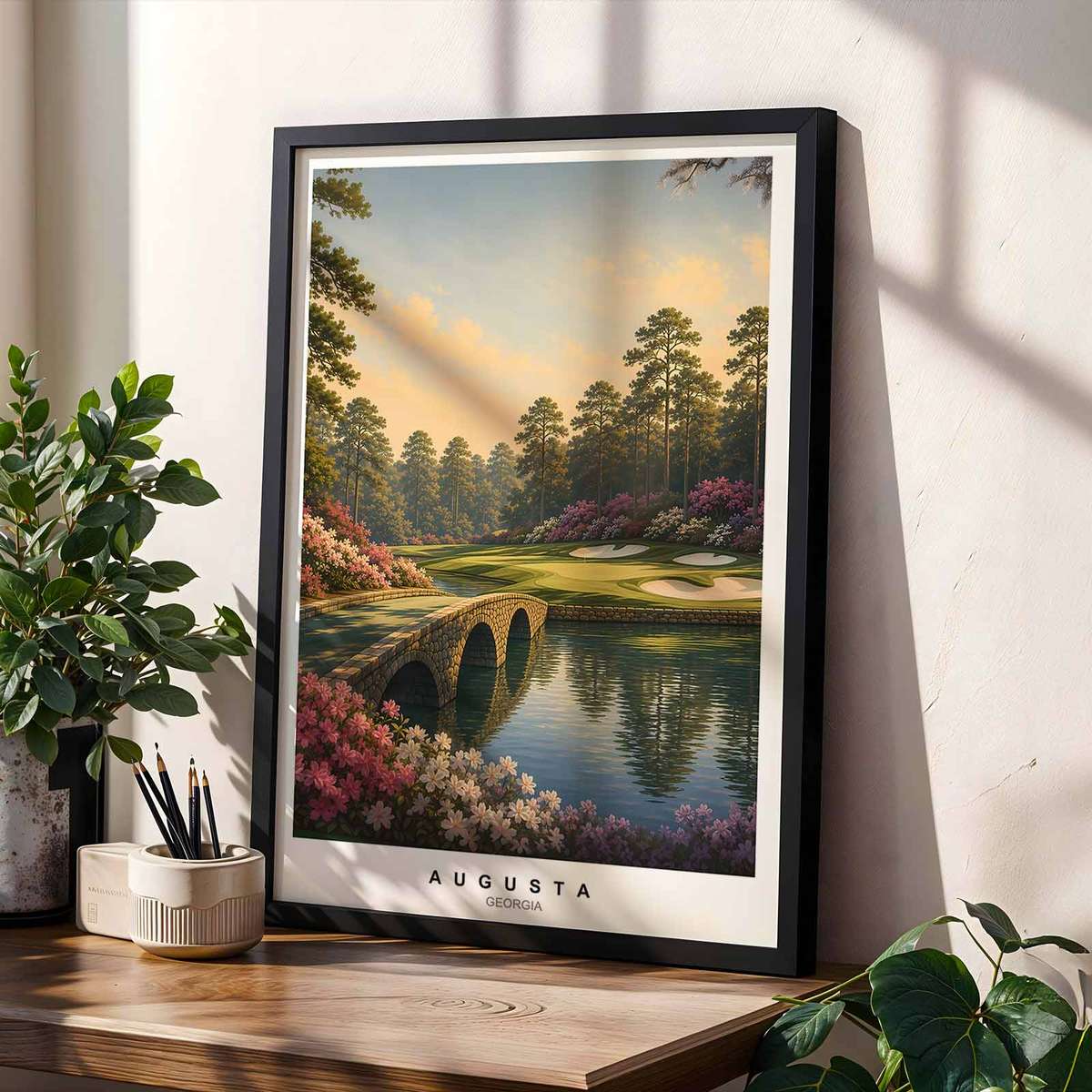 Golf Gift for Men wall art combining team spirit expressed through sporting composition in a athletic composition