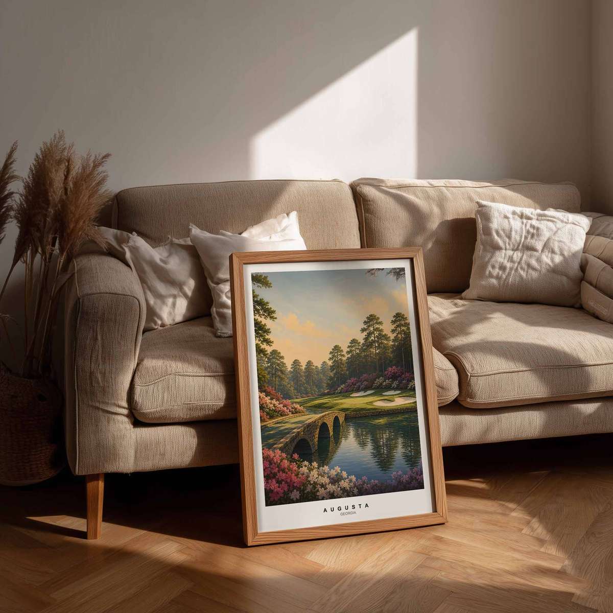Decorative Golf Gift for Men artwork designed for soccer players and game room decor