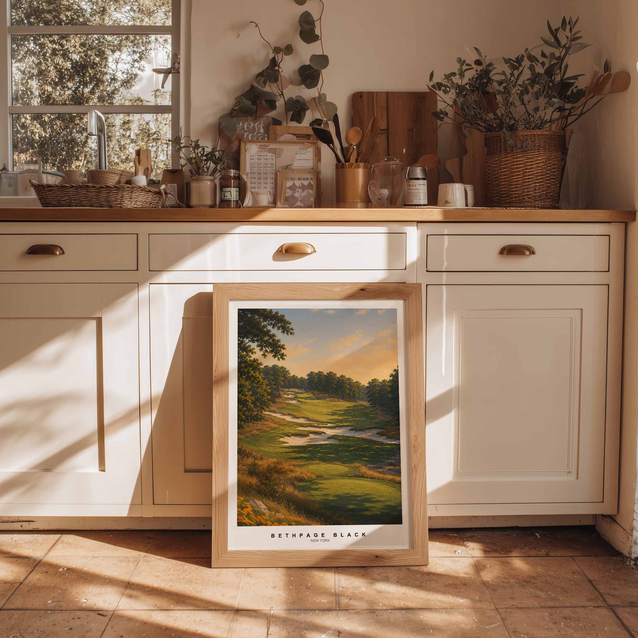 Series of images comparing different pin placements on a large Augusta National green, illustrating how location changes…