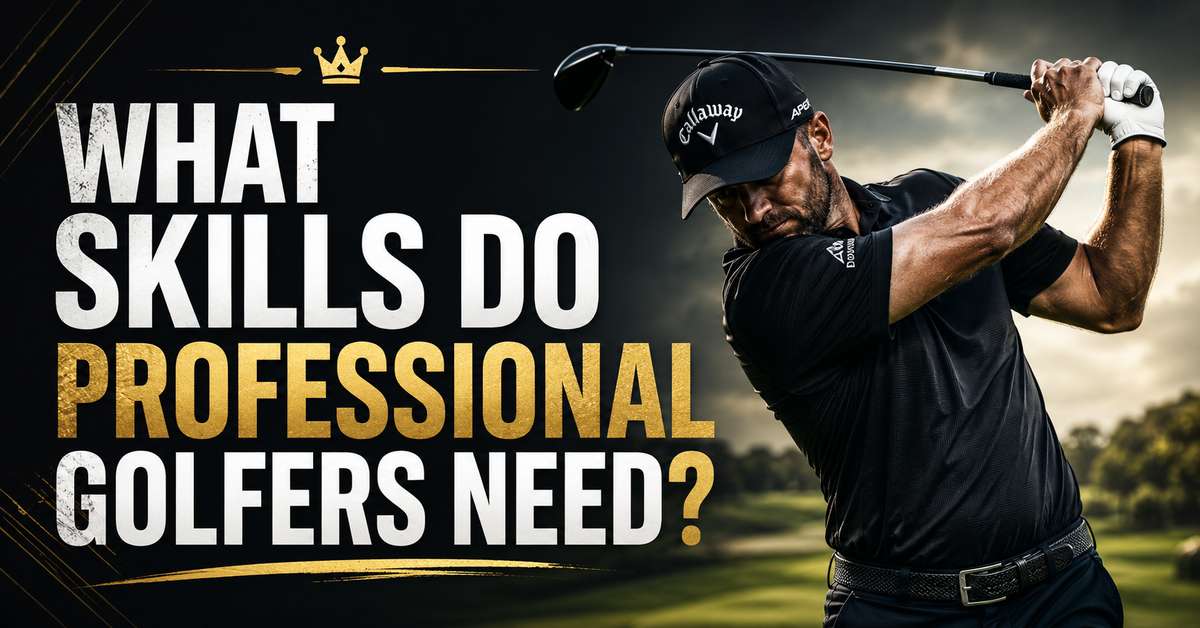Professional golfer executing a precise full swing, clubhead striking the ball cleanly off the tee on a sunny day